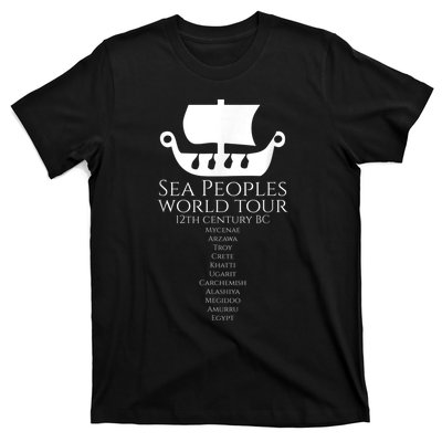 Sea Peoples World Tour Greek Egyptian Levantine History T-Shirt