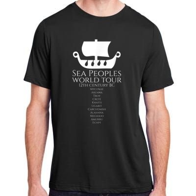 Sea Peoples World Tour Greek Egyptian Levantine History Adult ChromaSoft Performance T-Shirt