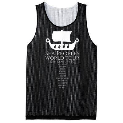 Sea Peoples World Tour Greek Egyptian Levantine History Mesh Reversible Basketball Jersey Tank