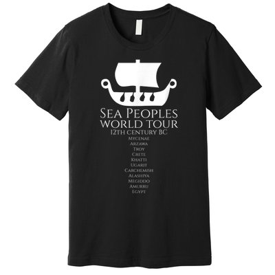 Sea Peoples World Tour Greek Egyptian Levantine History Premium T-Shirt