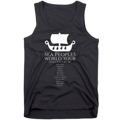 Sea Peoples World Tour Greek Egyptian Levantine History Tank Top