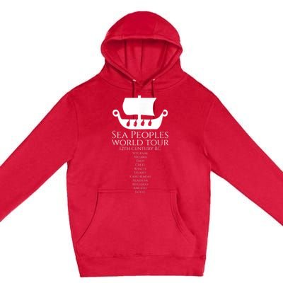 Sea Peoples World Tour Greek Egyptian Levantine History Premium Pullover Hoodie