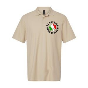 St. Patrick Was Italian Shamrock Italy Flag Funny Design Softstyle Adult Sport Polo