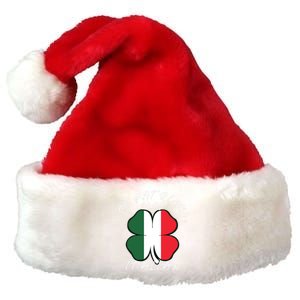 St. Patrick Was Italian Funny St Patricks Day Premium Christmas Santa Hat