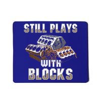 Still Plays With Blocks Gift Auto Drag Racing Car Gift Mousepad