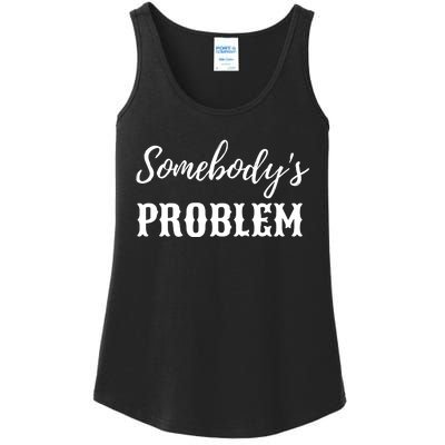 Somebodys Problem Western Ladies Essential Tank