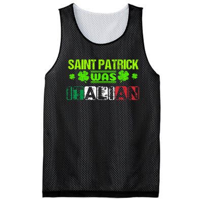 Saint Patrick Was Italian Mesh Reversible Basketball Jersey Tank