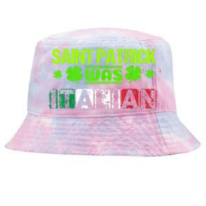 Saint Patrick Was Italian Tie-Dyed Bucket Hat