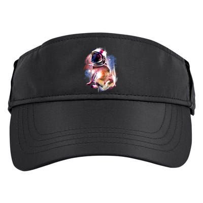 Space Pug Wearing Helmet Adult Drive Performance Visor