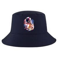 Space Pug Wearing Helmet Cool Comfort Performance Bucket Hat