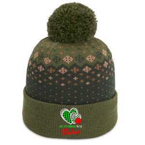 St Patrick Was Italian St Patrick's Day Funny The Baniff Cuffed Pom Beanie