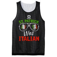 St Patrick Was Italian St Patrick's Day Funny Mesh Reversible Basketball Jersey Tank