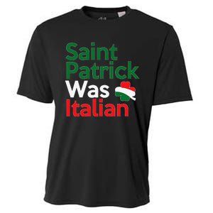 St. Patrick Was Italian Saint Patrick's Day Cooling Performance Crew T-Shirt