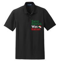 St. Patrick Was Italian Saint Patrick's Day Dry Zone Grid Polo