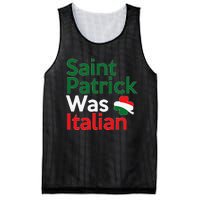 St. Patrick Was Italian Saint Patrick's Day Mesh Reversible Basketball Jersey Tank