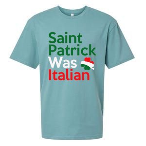 St. Patrick Was Italian Saint Patrick's Day Sueded Cloud Jersey T-Shirt