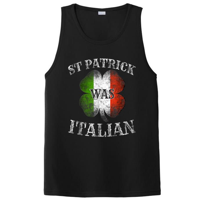 St Patrick Was Italian St Patrick's Day Funny PosiCharge Competitor Tank