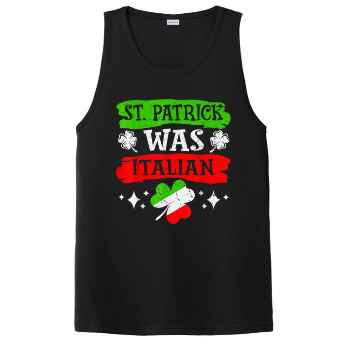 St Patrick Was Italian St Patrick's Day Funny PosiCharge Competitor Tank