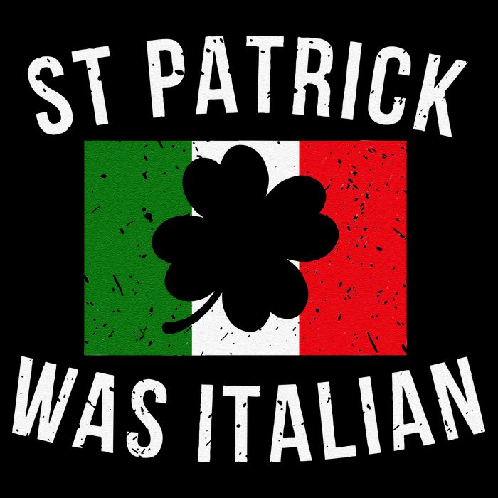 Saint Patrick Was Italian St. Patrick's Day Italy Cooling Performance Crew T-Shirt