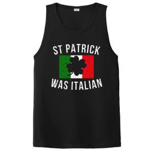 Saint Patrick Was Italian St. Patrick's Day Italy PosiCharge Competitor Tank