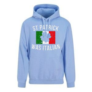 Saint Patrick Was Italian St. Patrick's Day Italy Unisex Surf Hoodie