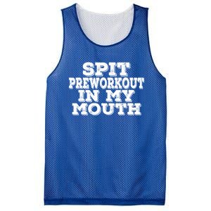 Spit Pre Workout In My Mouth Spit Preworkout In My Mouth Mesh Reversible Basketball Jersey Tank