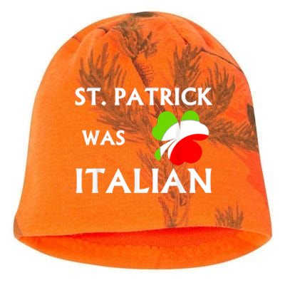 St Patrick Was Italian Kati - Camo Knit Beanie