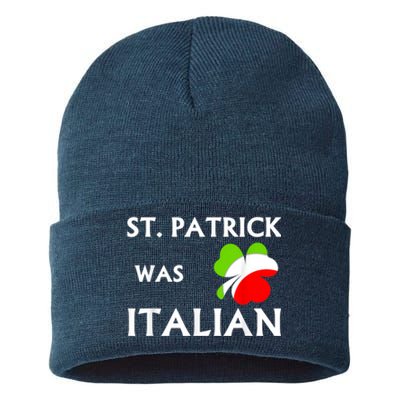 St Patrick Was Italian Sustainable Knit Beanie