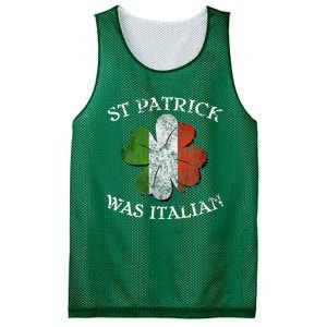 St Patrick Was Italian St Patrick's Day Mesh Reversible Basketball Jersey Tank