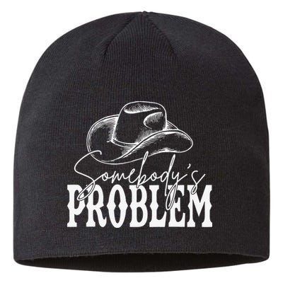 Somebody's Problem Western Country Cow Morgan Fan Sustainable Beanie