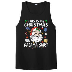 Santa Postal Worker Delivery This Is My Christmas Pajama Gift PosiCharge Competitor Tank