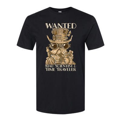 Steam Punk Wanted Mad Scientist And Time Traveler Steampunk Softstyle CVC T-Shirt