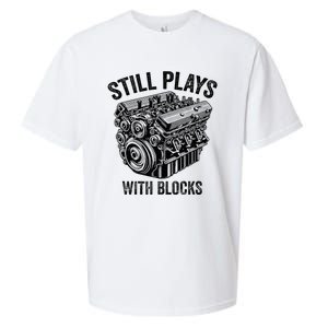 Still Plays With Blocks Workbench And Mechanics And Builders Sueded Cloud Jersey T-Shirt