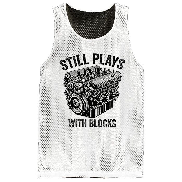 Still Plays With Blocks Workbench And Mechanics And Builders Mesh Reversible Basketball Jersey Tank