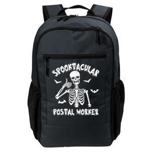 Spooktacular Postal Worker Funny Skeleton Halloween Gift Daily Commute Backpack