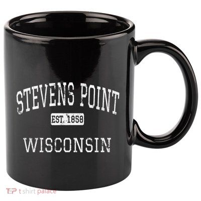 Stevens Point Wisconsin Wi Vintage 11oz C Handle Ceramic Mug