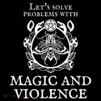 Solve Problems With Magic Violence Button