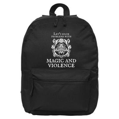 Solve Problems With Magic Violence 16 in Basic Backpack