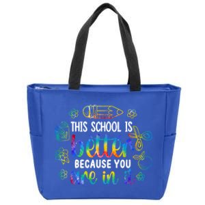 School Principal Week School Principal Gift Zip Tote Bag