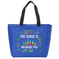 School Principal Week School Principal Gift Zip Tote Bag