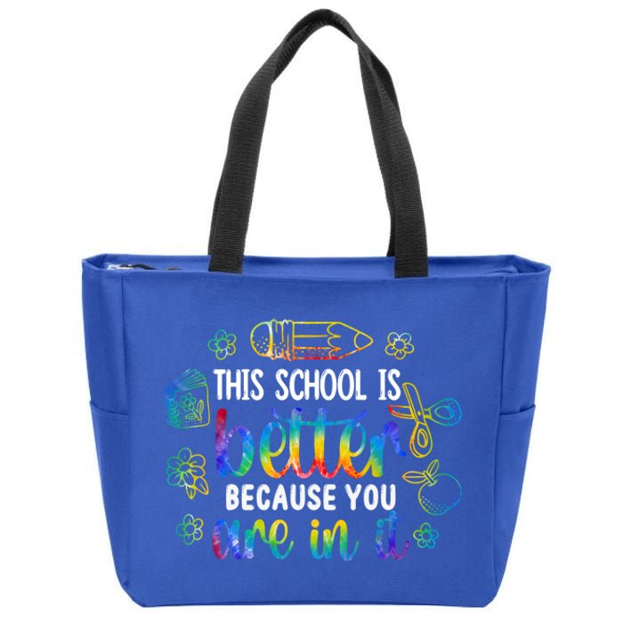 School Principal Week School Principal Gift Zip Tote Bag