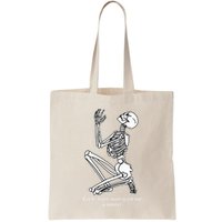 Skeleton Praying X Lord Have Mercy Sinner Gothic Blackwork Bag