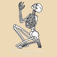 Skeleton Praying X Lord Have Mercy Sinner Gothic Blackwork Bag
