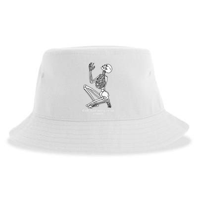 Skeleton Praying X Lord Have Mercy Sinner Gothic Blackwork Sustainable Bucket Hat