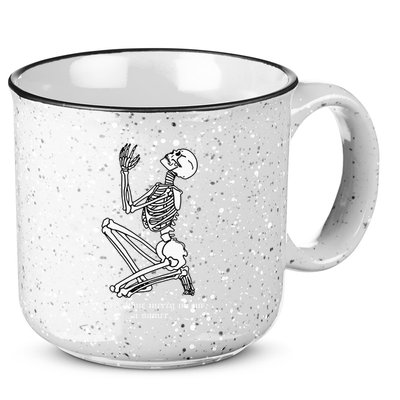 Skeleton Praying X Lord Have Mercy Sinner Gothic Blackwork 15oz Campfire Ceramic Mug