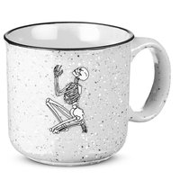 Skeleton Praying X Lord Have Mercy Sinner Gothic Blackwork 15oz Campfire Ceramic Mug