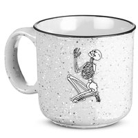 Skeleton Praying X Lord Have Mercy Sinner Gothic Blackwork 15oz Campfire Ceramic Mug