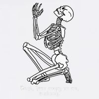 Skeleton Praying X Lord Have Mercy Sinner Gothic Blackwork Golf Towel