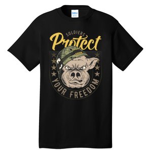 Soldiers Protect Your Freedom Tall T-Shirt