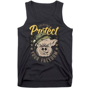 Soldiers Protect Your Freedom Tank Top